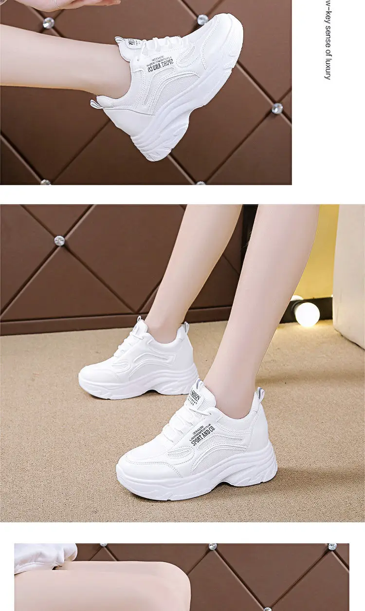Women White Thick Sole Casual Shoes 2024 — feature 14