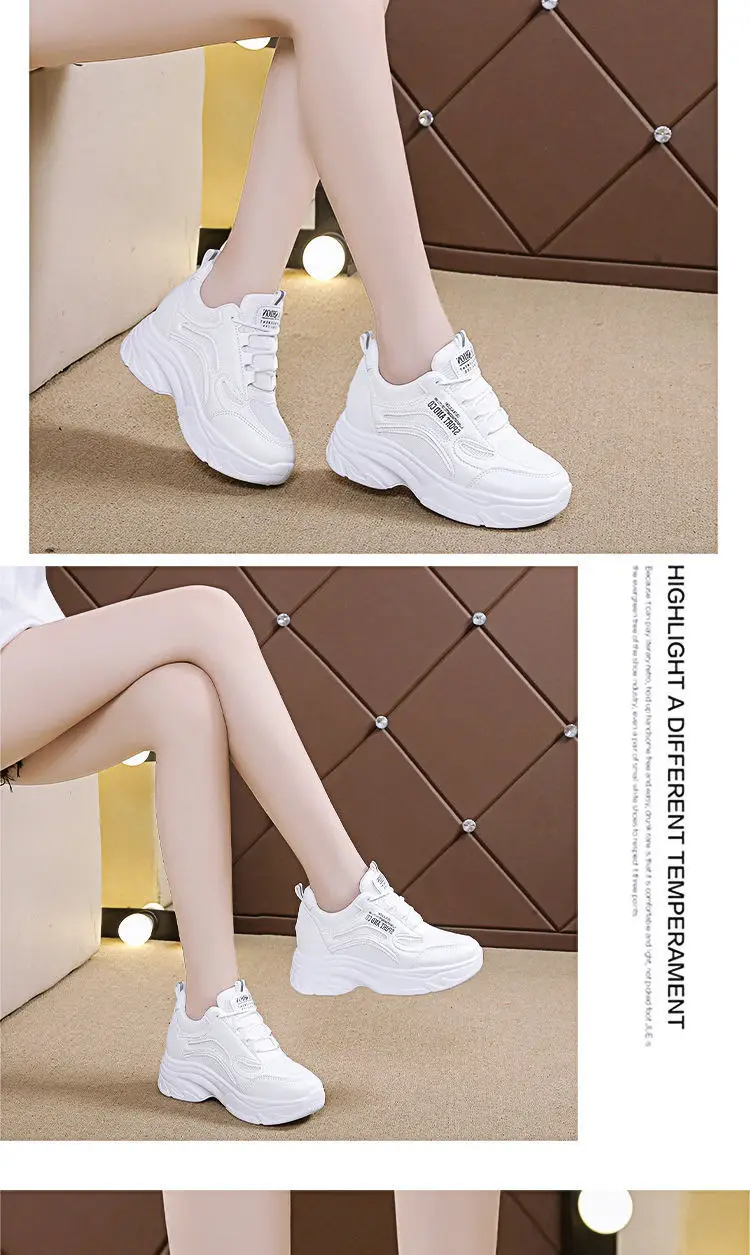 Women White Thick Sole Casual Shoes 2024 — feature 15