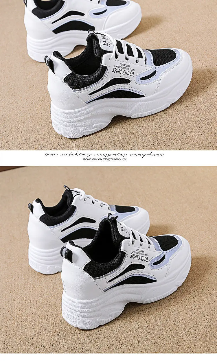 Women White Thick Sole Casual Shoes 2024 — feature 20