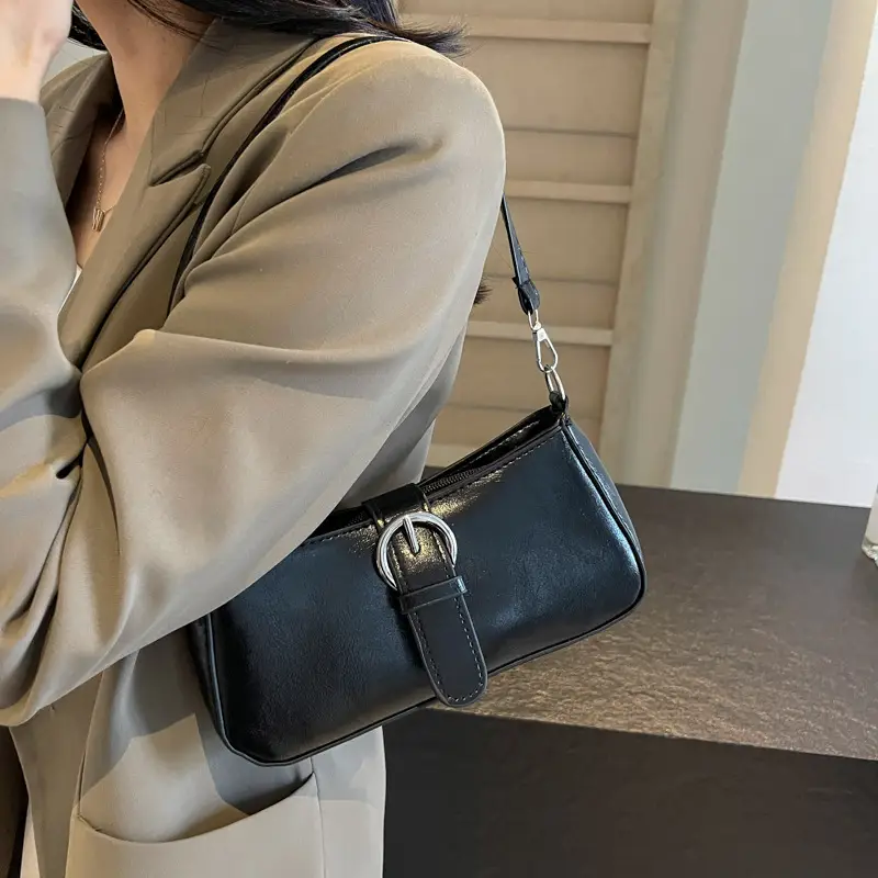 Women's Crossbody Bag Small Square Beige 2024 - Image 7