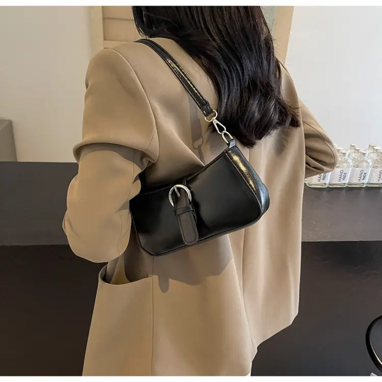 Women's Crossbody Bag Small Square Beige 2024 — feature 11