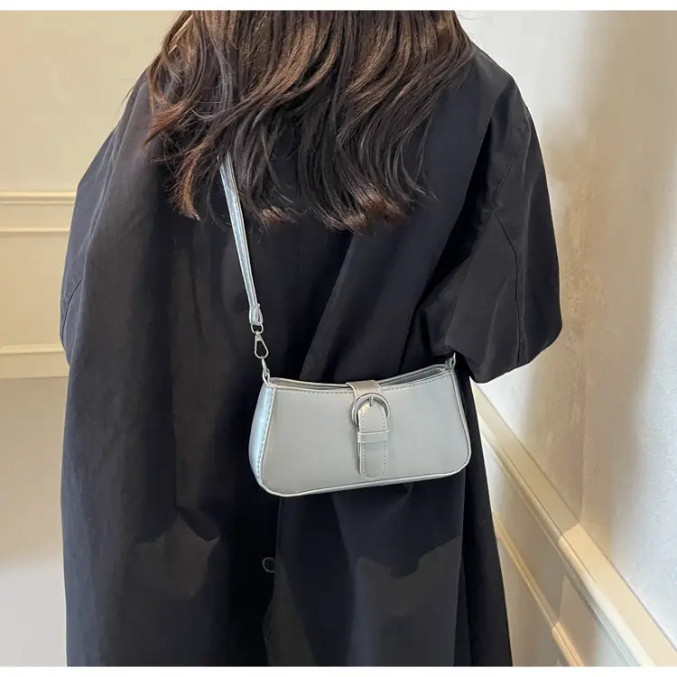 Women's Crossbody Bag Small Square Beige 2024 — feature 15