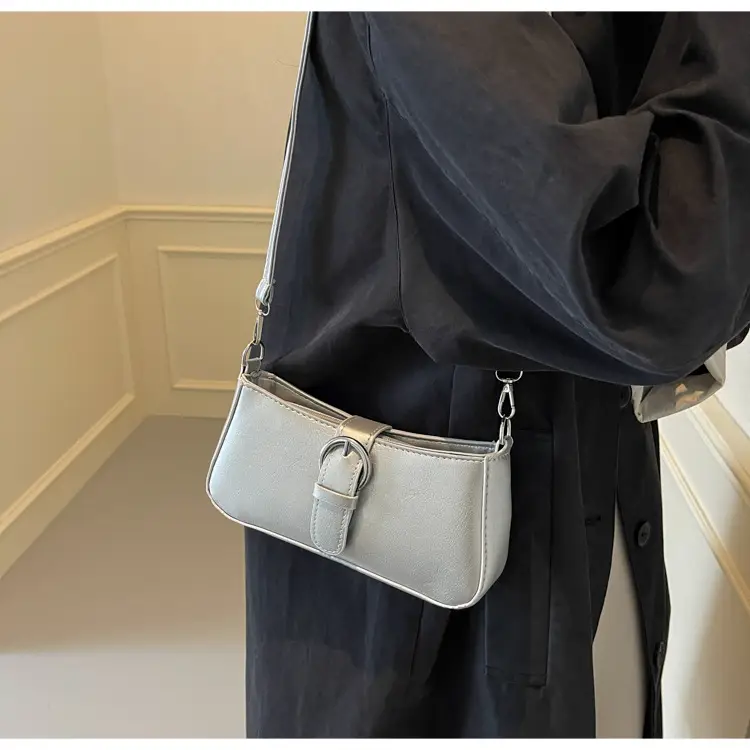 Women's Crossbody Bag Small Square Beige 2024 — feature 16