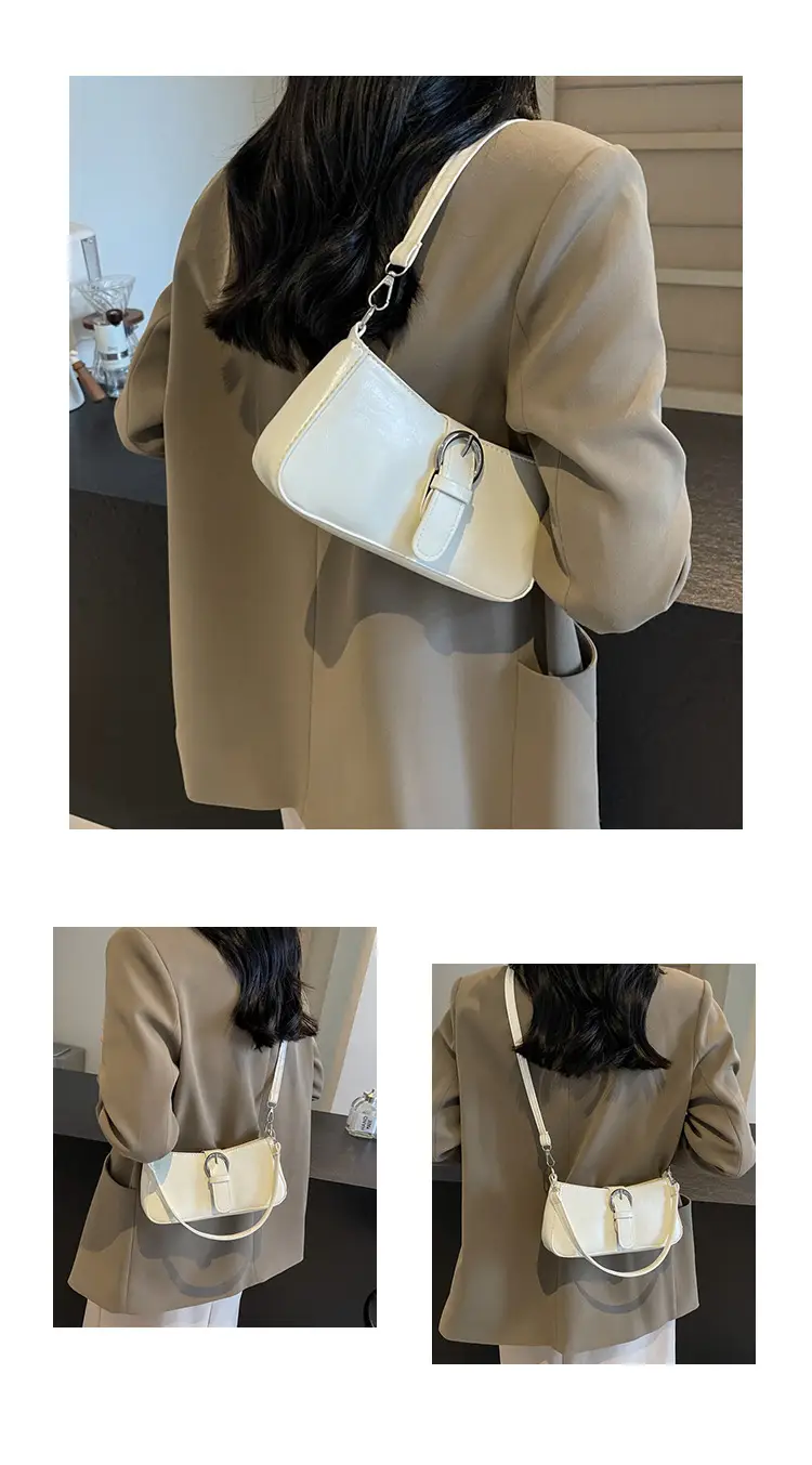 Women's Crossbody Bag Small Square Beige 2024 — feature 22