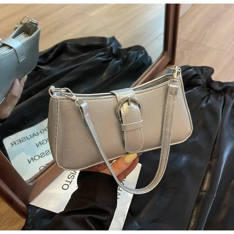 Women's Crossbody Bag Small Square Beige 2024 — feature 25