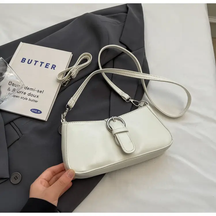 Women's Crossbody Bag Small Square Beige 2024 — feature 27