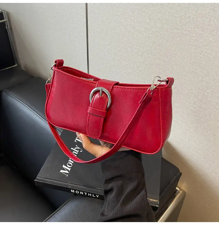 Women's Crossbody Bag Small Square Beige 2024 - Image 4