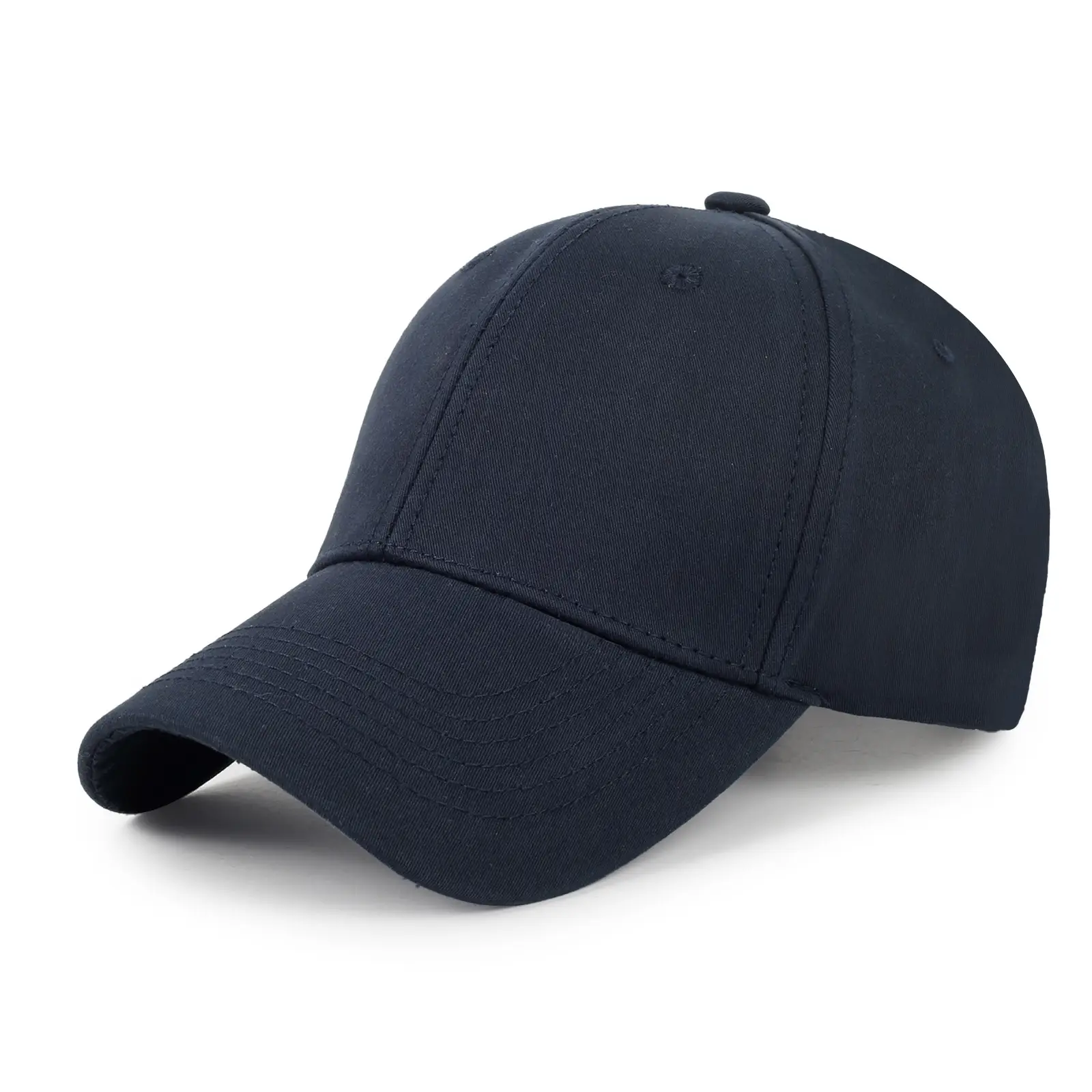 Men's Pure Cotton Black Baseball Cap