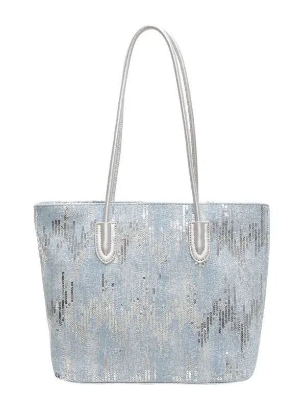 Women's Sparkly Silver Shoulder Bag 2024 New - Image 7