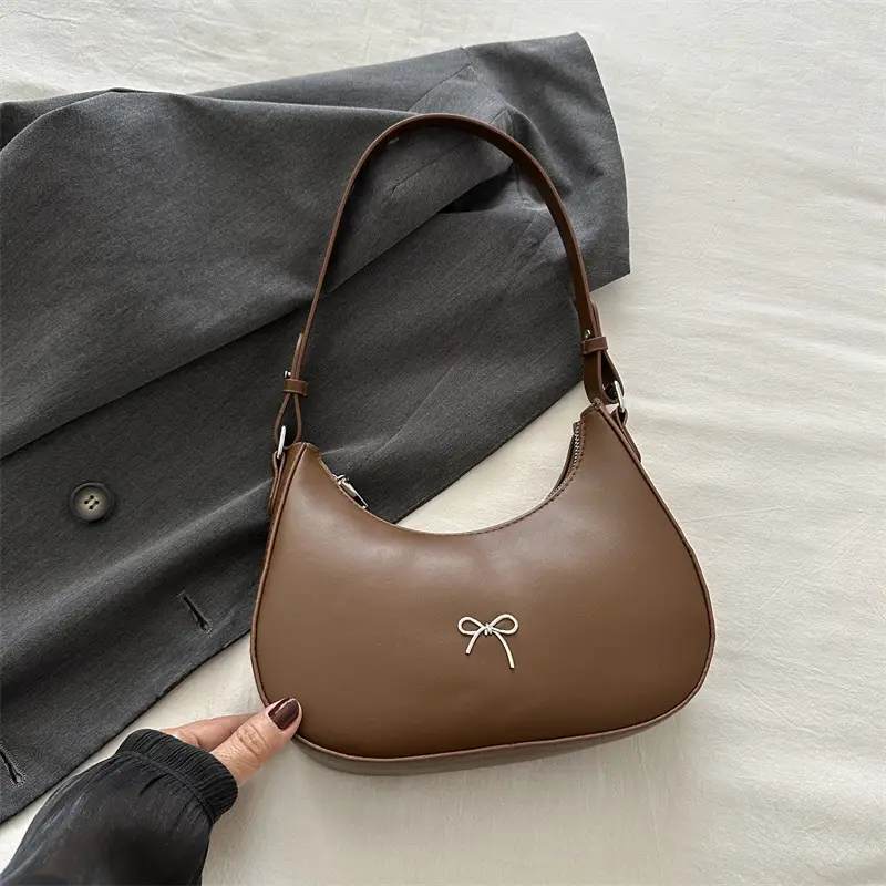 Women's Silver Bow Bag Shoulder Crossbody 2026 - Image 9