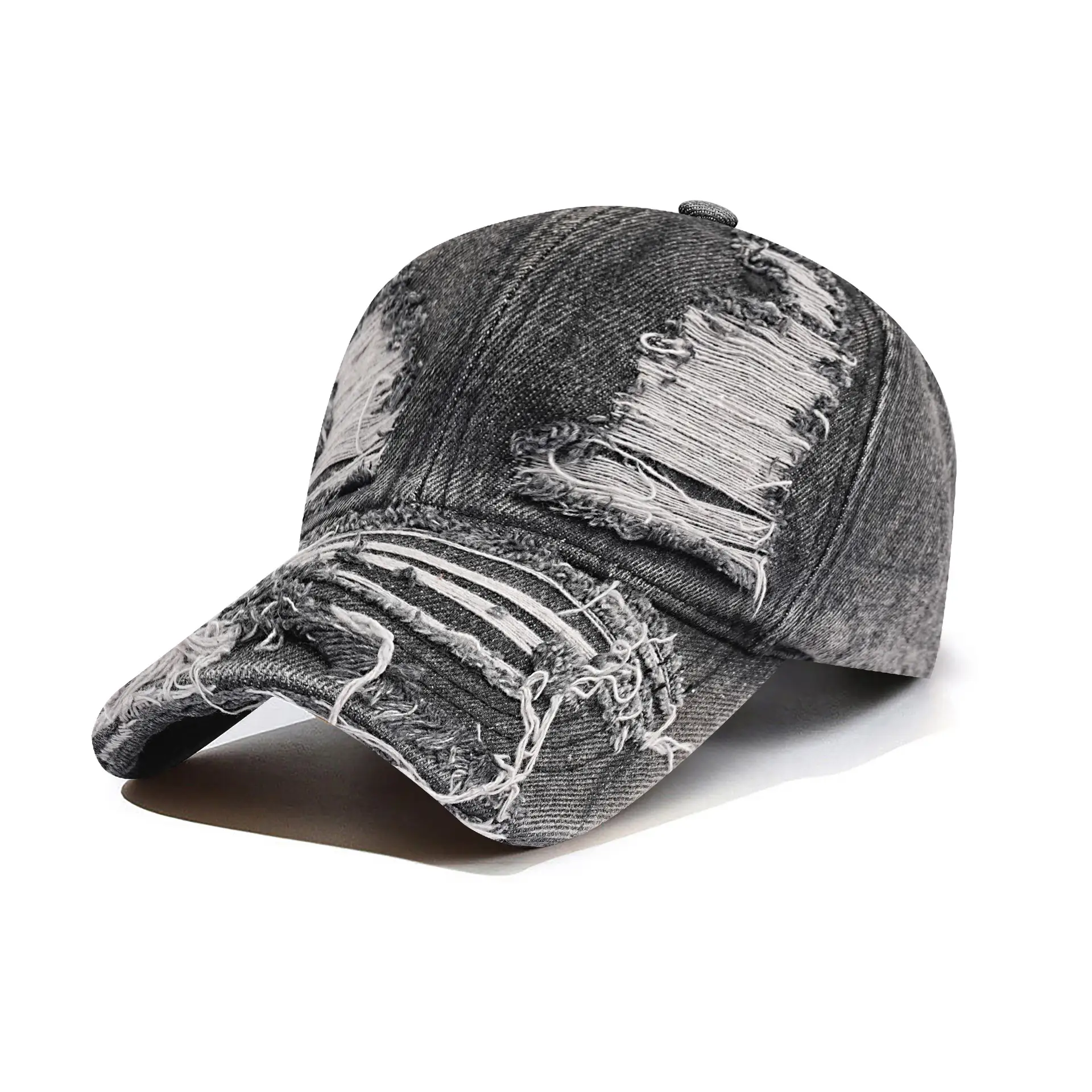 Vintage Washed Denim Cap for Men Los Angeles 19-20 - Image 9