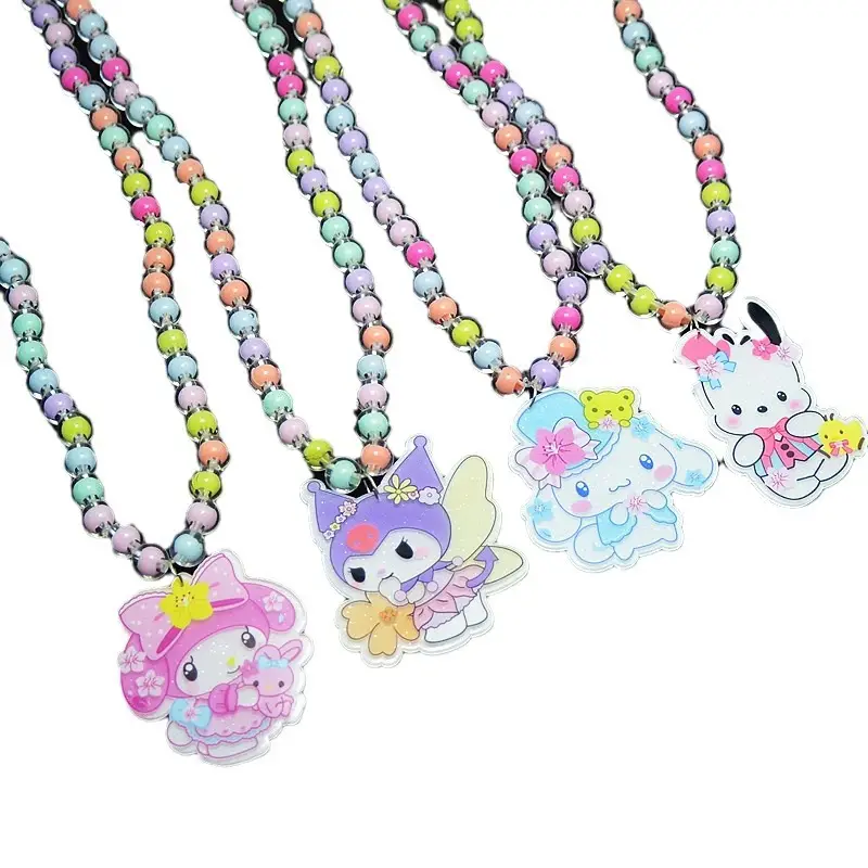Sanrio Little Girl Color Beaded Necklace Bracelet - Image 32