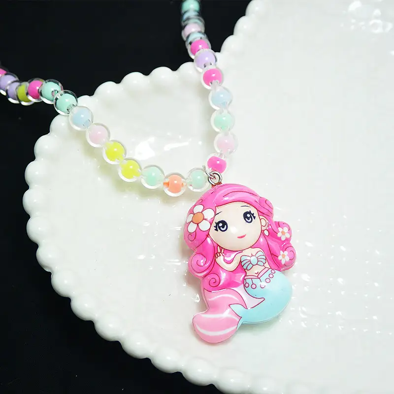 Sanrio Little Girl Color Beaded Necklace Bracelet - Image 13