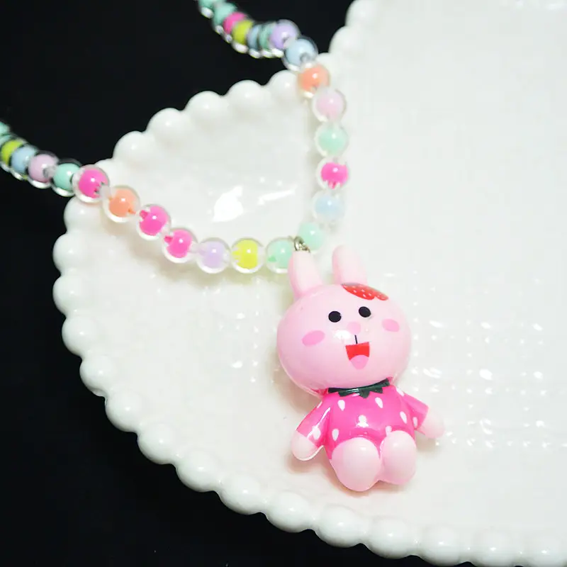 Sanrio Little Girl Color Beaded Necklace Bracelet - Image 14