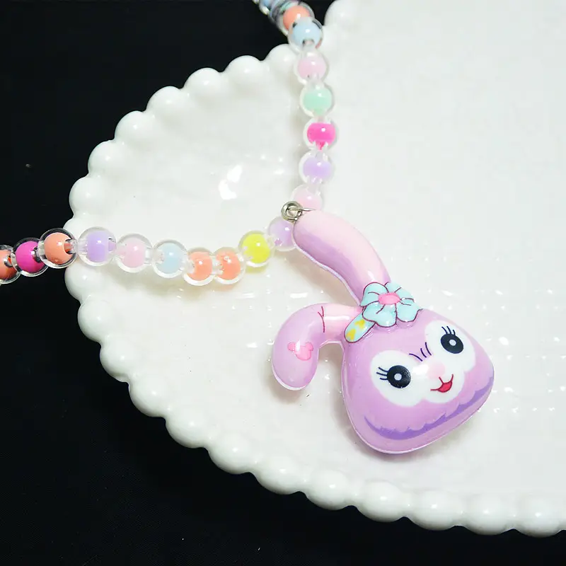 Sanrio Little Girl Color Beaded Necklace Bracelet - Image 16