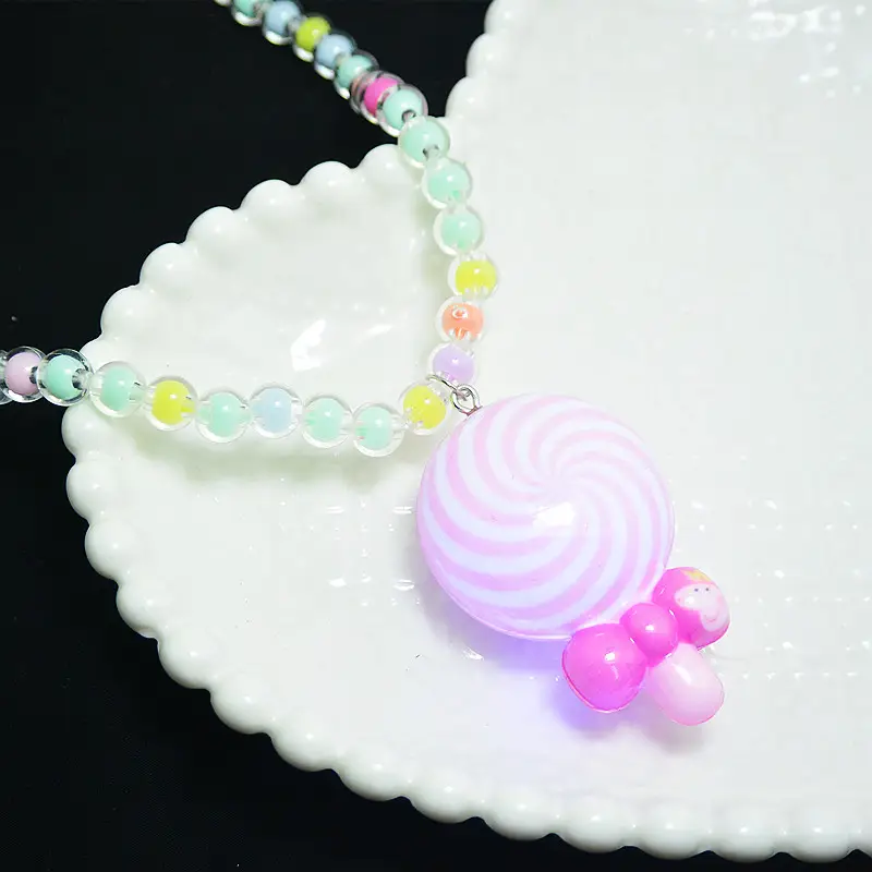 Sanrio Little Girl Color Beaded Necklace Bracelet - Image 20