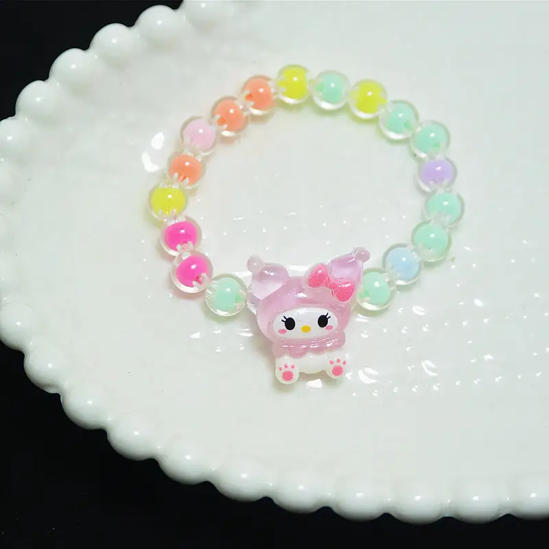 Sanrio Little Girl Color Beaded Necklace Bracelet - Image 23