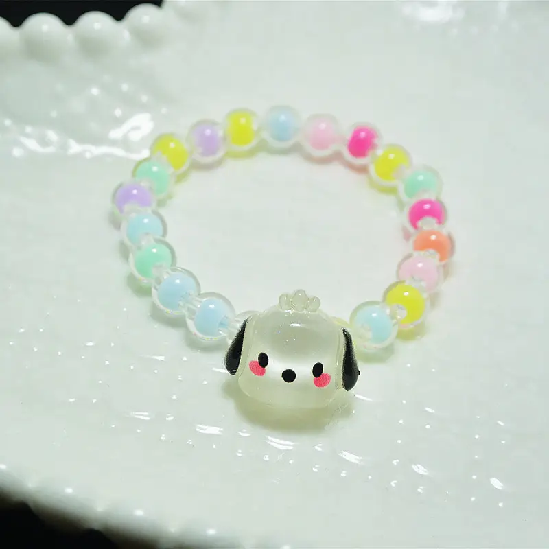 Sanrio Little Girl Color Beaded Necklace Bracelet - Image 24