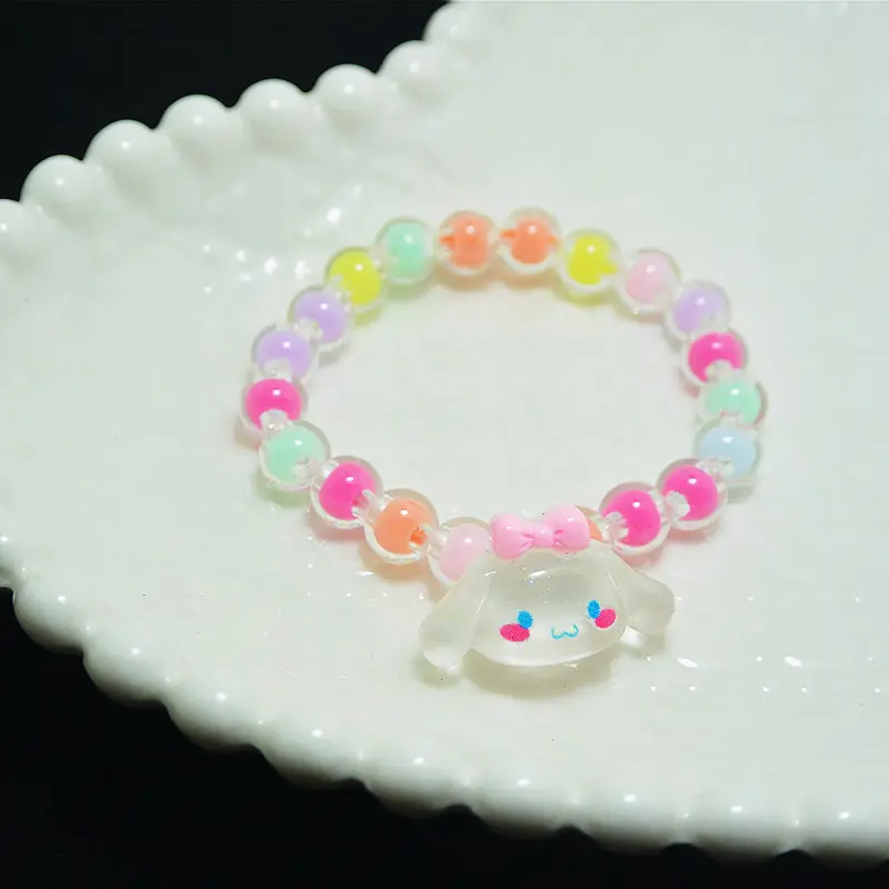 Sanrio Little Girl Color Beaded Necklace Bracelet - Image 25