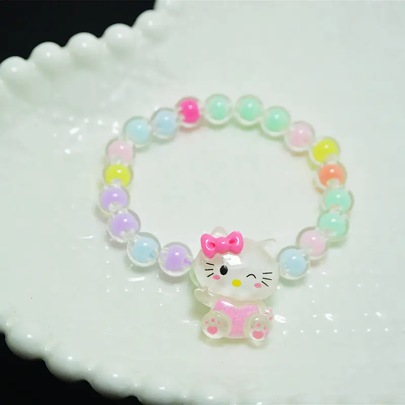 Sanrio Little Girl Color Beaded Necklace Bracelet - Image 27
