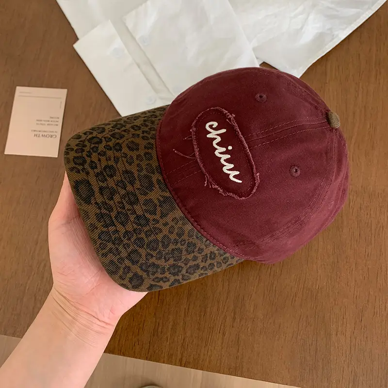 Women Leopard Print Baseball Cap Summer Sunscreen - Image 4