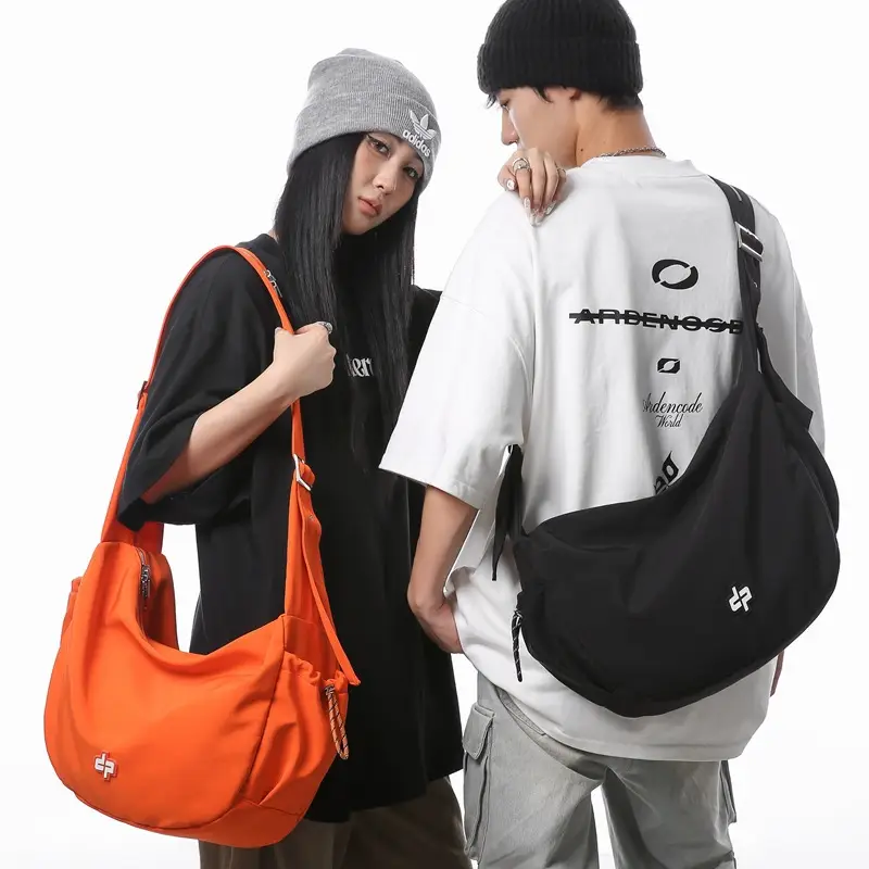 Orange Literary Shoulder Bag for Women - Image 5