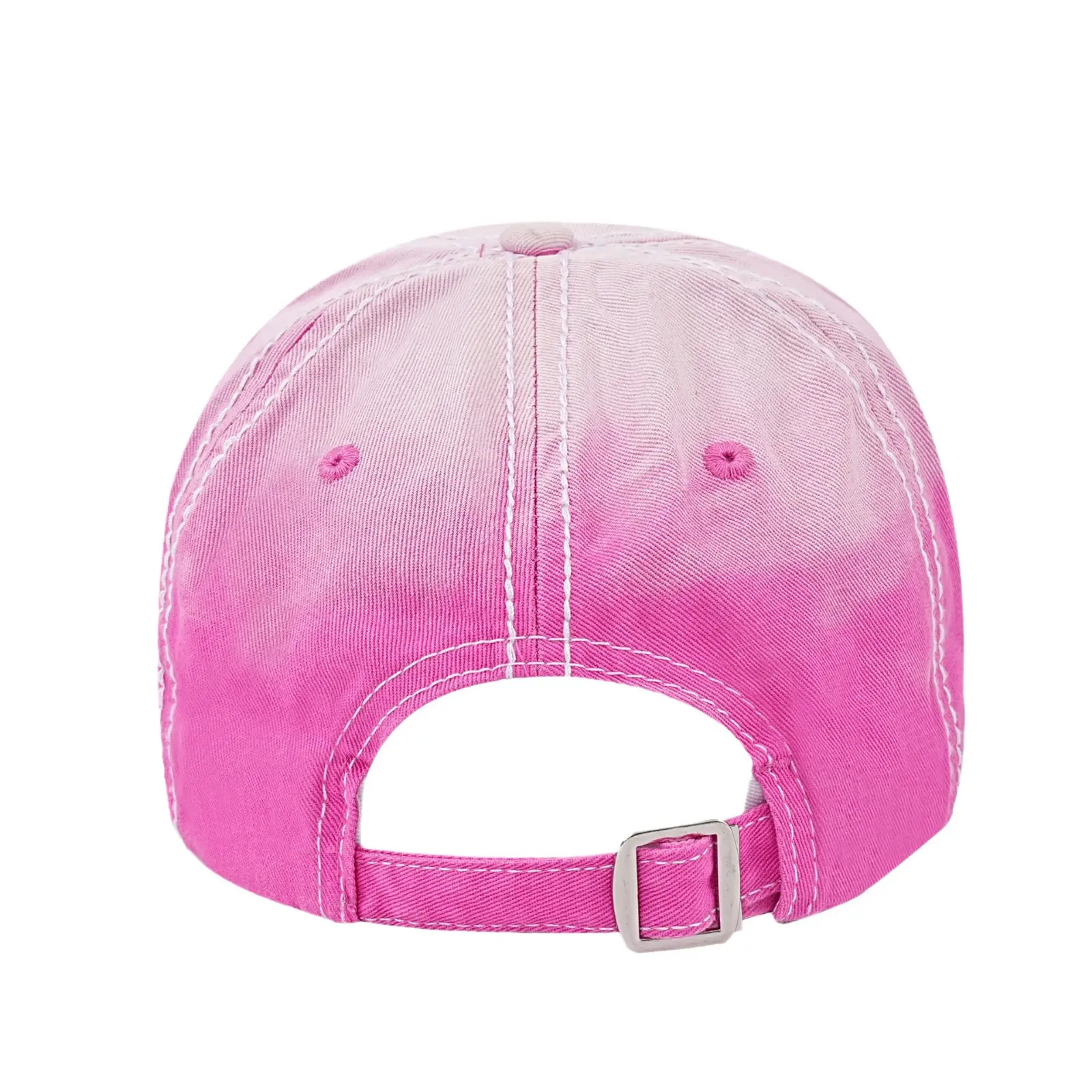Men's Maroon Distressed Cotton Cap Baseball - Image 15