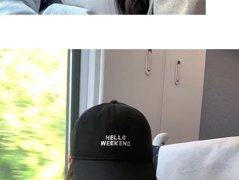 Women's Beige Baseball Cap with Wide Brim and Sunshade — feature 16