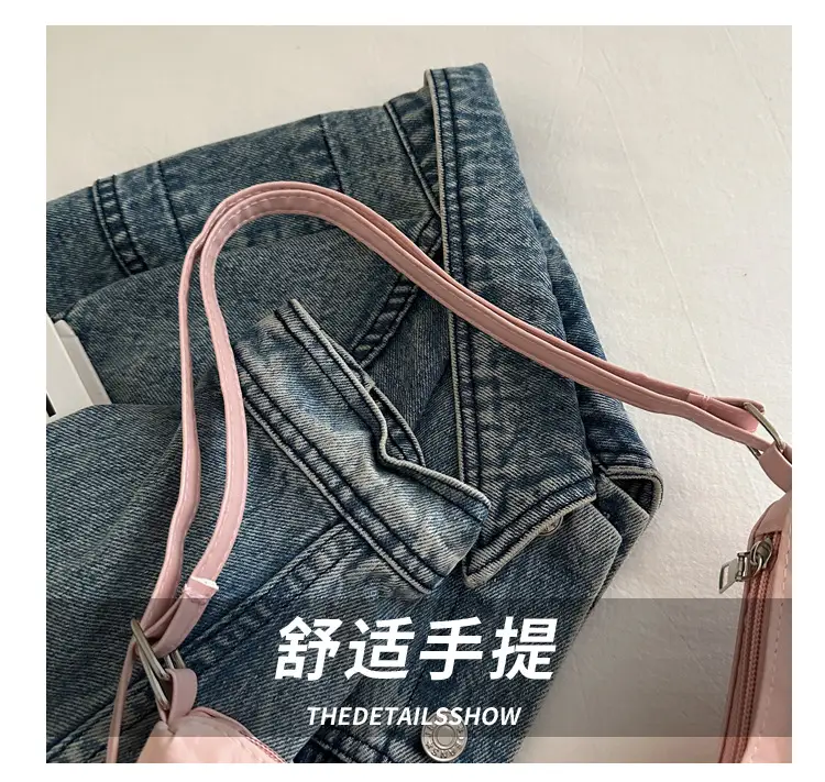 Gray Embroidered Butterfly Shoulder Bag for Women — feature 5