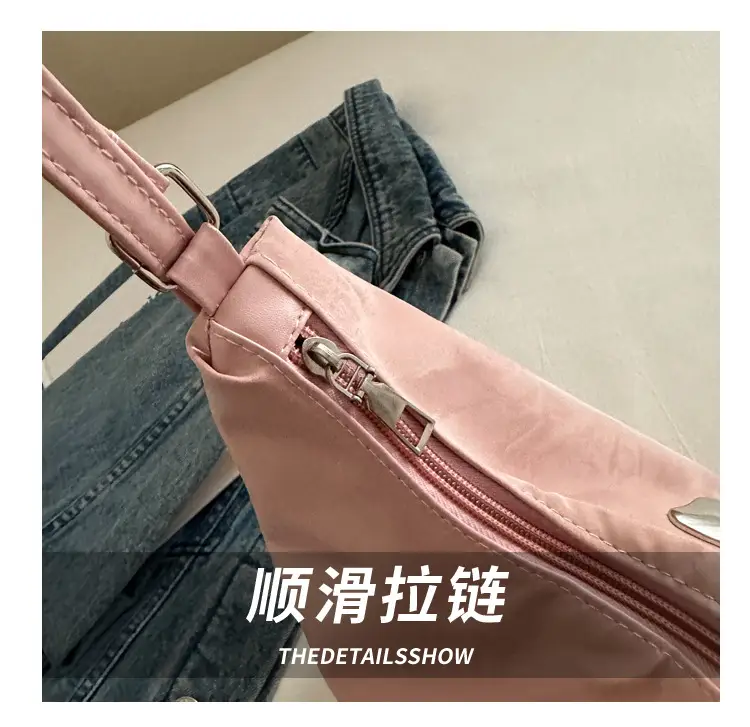 Gray Embroidered Butterfly Shoulder Bag for Women — feature 7