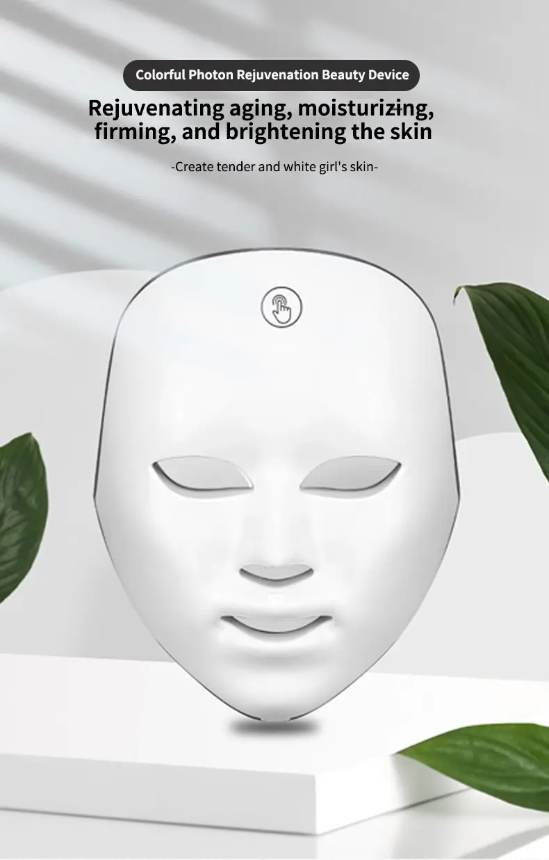 Colorful Photon Led Beauty Mask Red Light Facial Mask Device Light Therapy Beauty Salon Led Mask Skin Rejuvenation Mask Beauty Device — feature 21