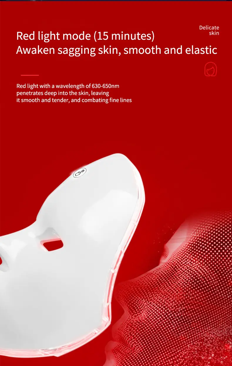 Colorful Photon Led Beauty Mask Red Light Facial Mask Device Light Therapy Beauty Salon Led Mask Skin Rejuvenation Mask Beauty Device — feature 29