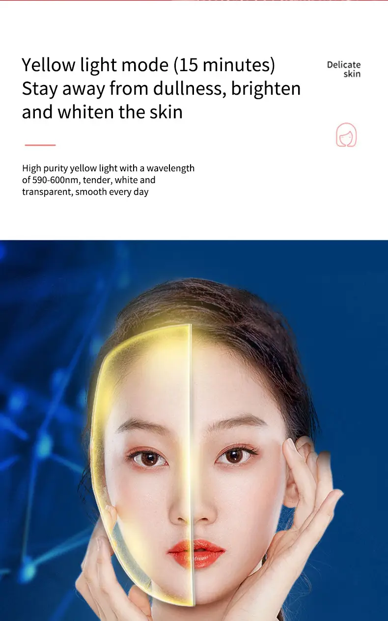 Colorful Photon Led Beauty Mask Red Light Facial Mask Device Light Therapy Beauty Salon Led Mask Skin Rejuvenation Mask Beauty Device — feature 30