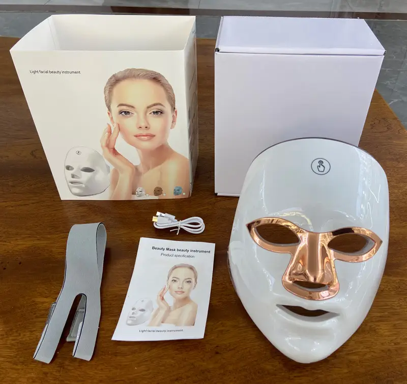 Colorful Photon Led Beauty Mask Red Light Facial Mask Device Light Therapy Beauty Salon Led Mask Skin Rejuvenation Mask Beauty Device