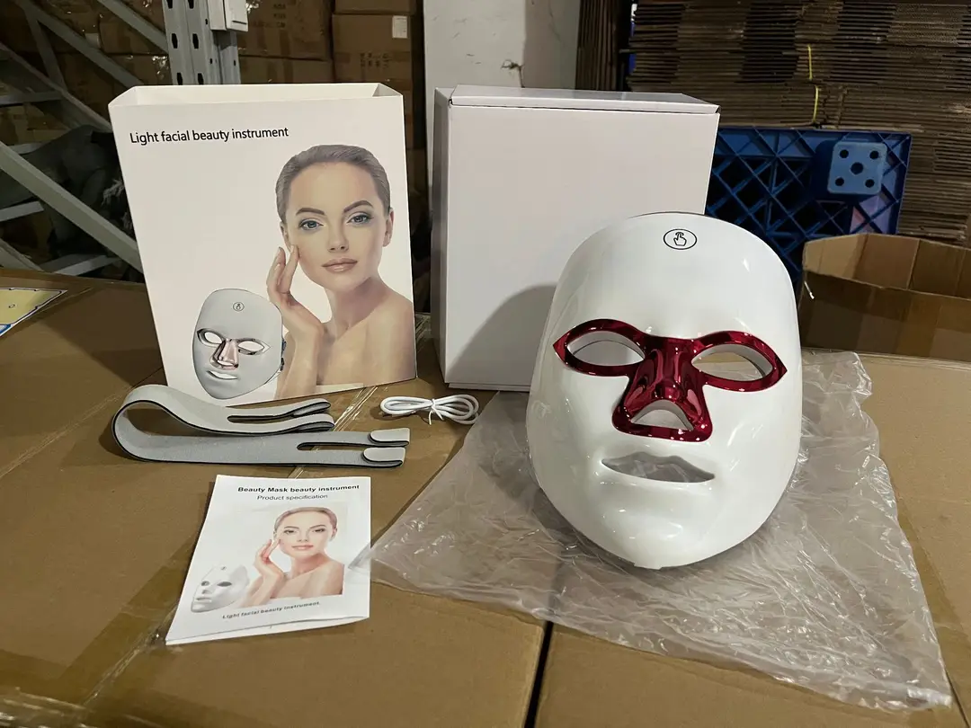 Colorful Photon Led Beauty Mask Red Light Facial Mask Device Light Therapy Beauty Salon Led Mask Skin Rejuvenation Mask Beauty Device