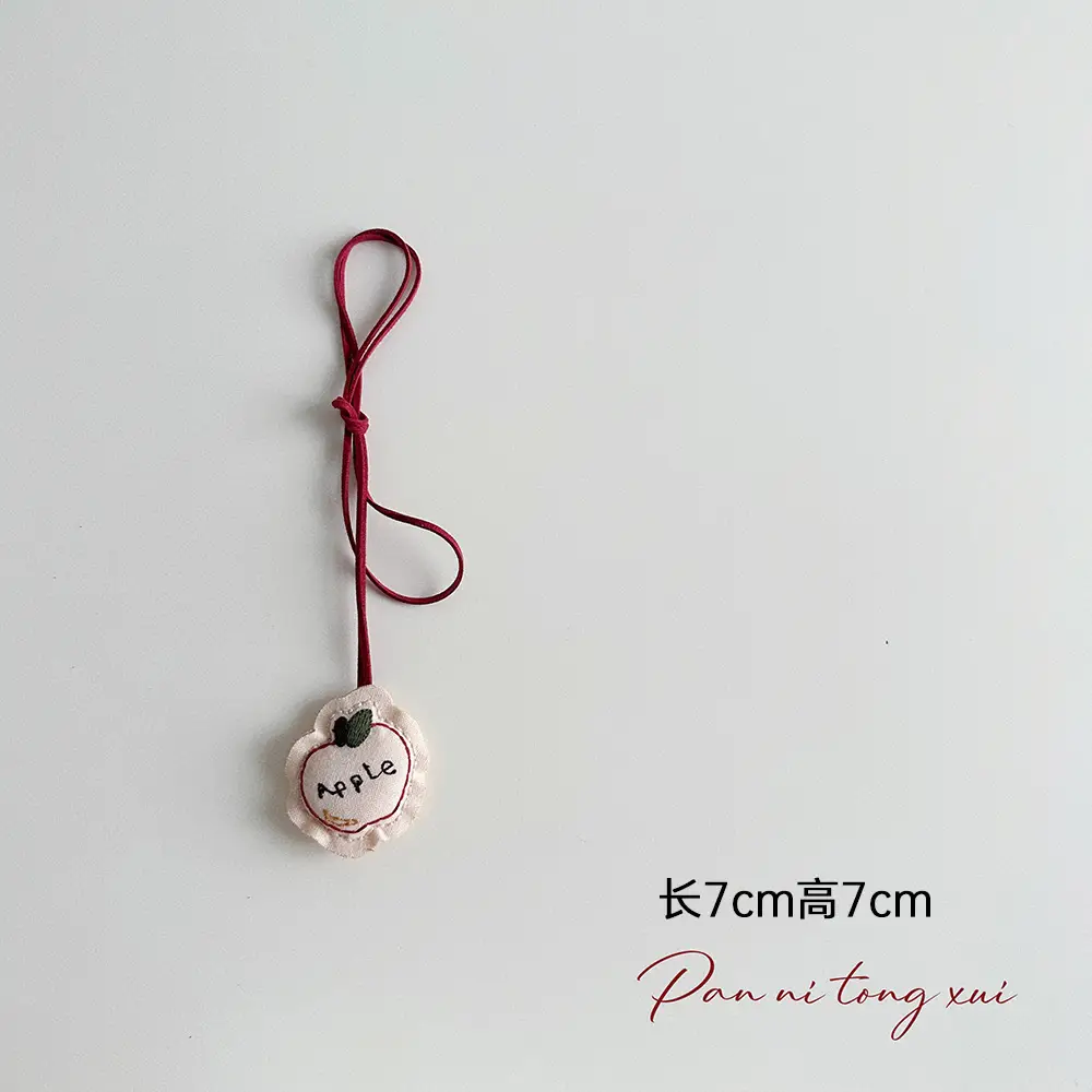 Cute Fabric Animal Pendant for Girls, 4cm High, Brown String - Image 24
