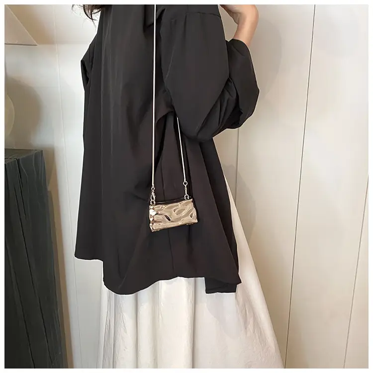 Niche Design Underarm Bag 2024 New Fashion Small Round Bag Shoulder Red Bag Western Style Beautiful Chain Crossbody Bag — feature 18
