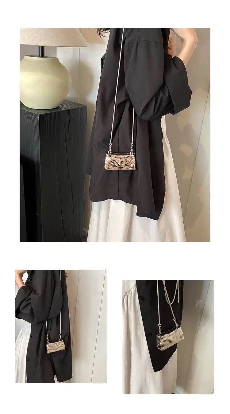 Niche Design Underarm Bag 2024 New Fashion Small Round Bag Shoulder Red Bag Western Style Beautiful Chain Crossbody Bag — feature 3