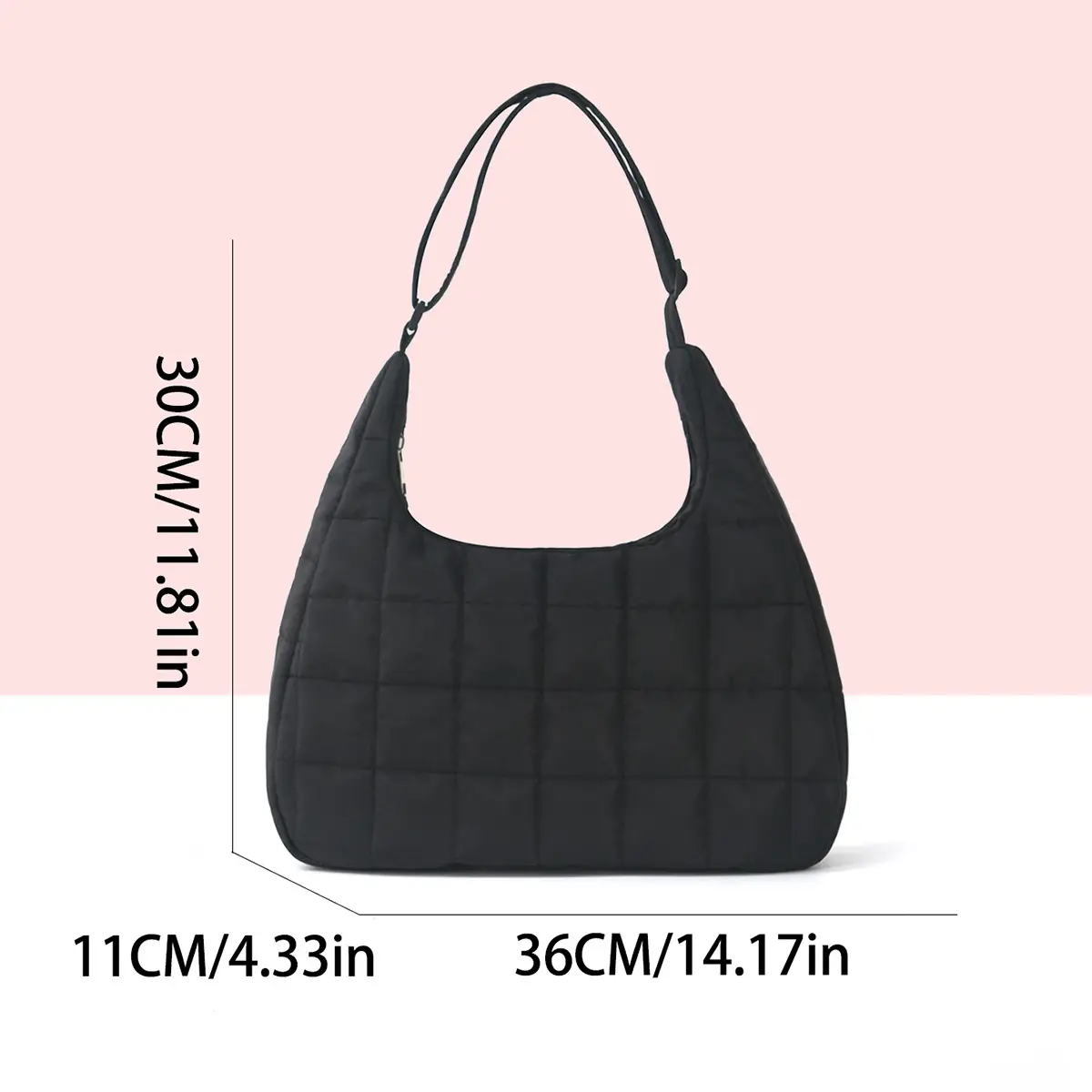 Women Fleece Lined Crossbody Bag Pink 2024