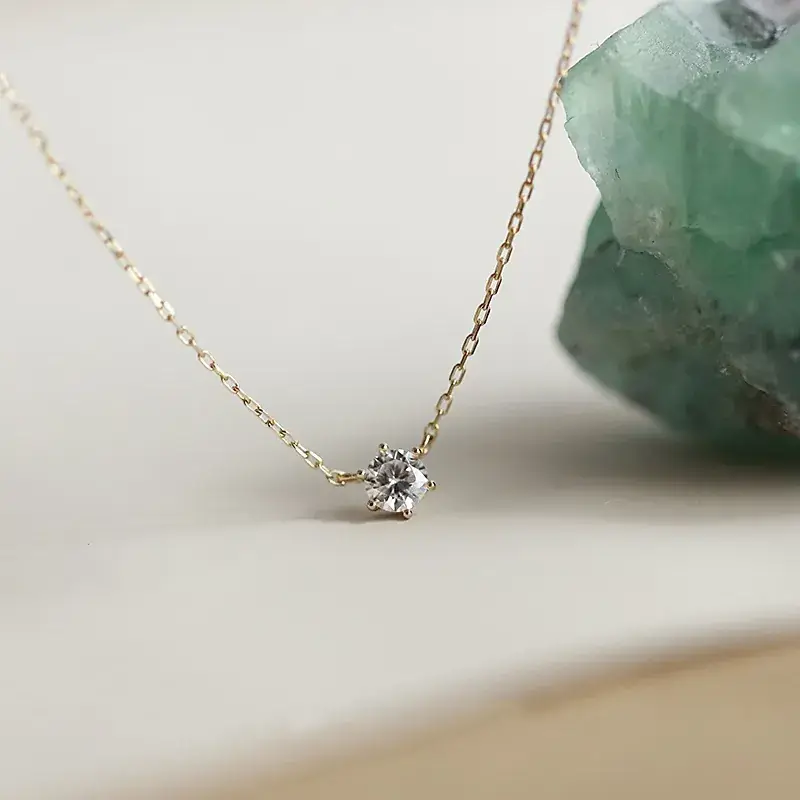 Six-Claw Zircon Clavicle Necklace for Women - Image 3