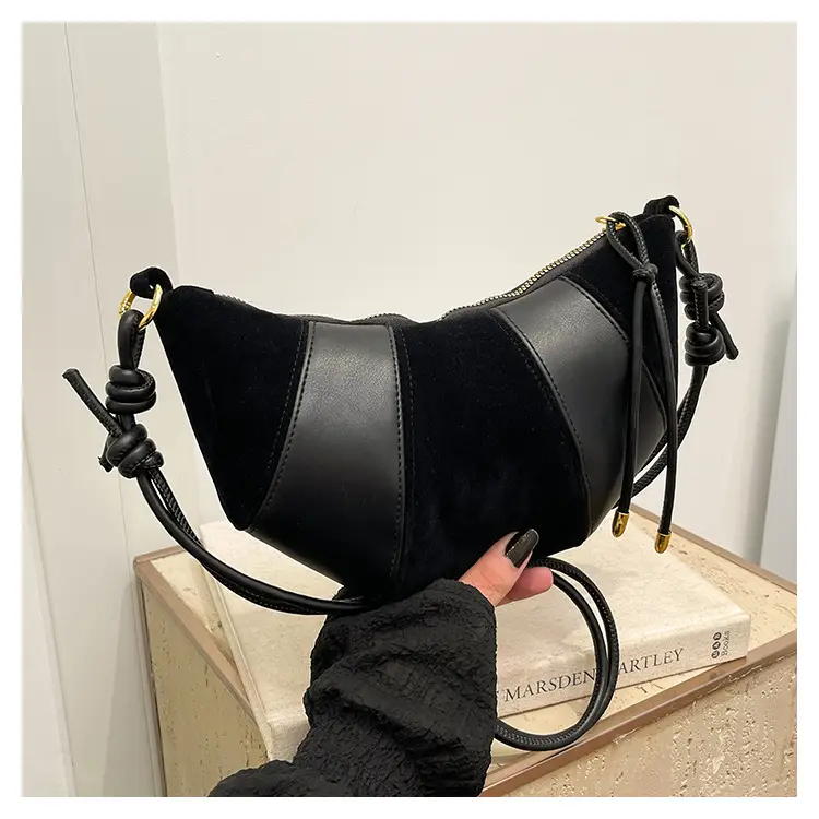 Vintage Frosted Shoulder Bag Women 2025 Casual Brown - Image 3