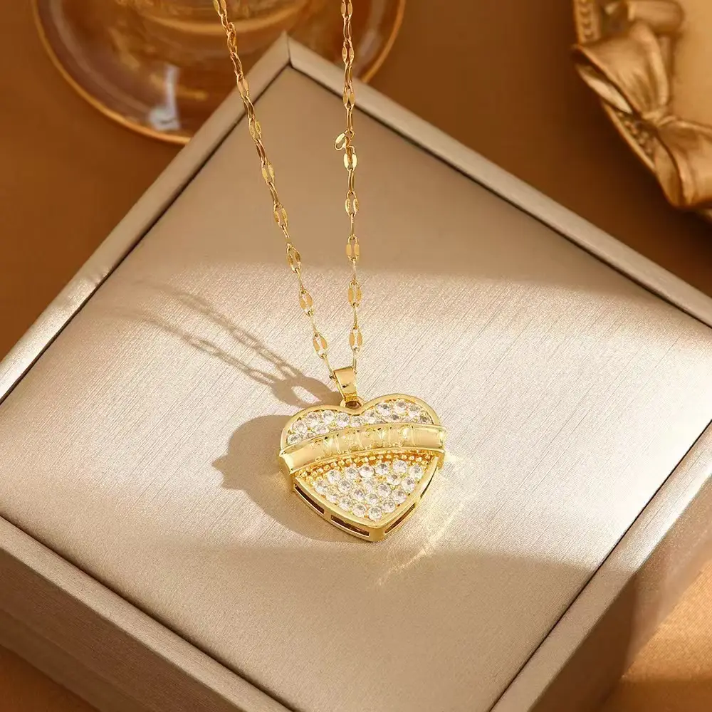 Titanium Steel Women's Necklace Joker Design Gold Chain - Image 50