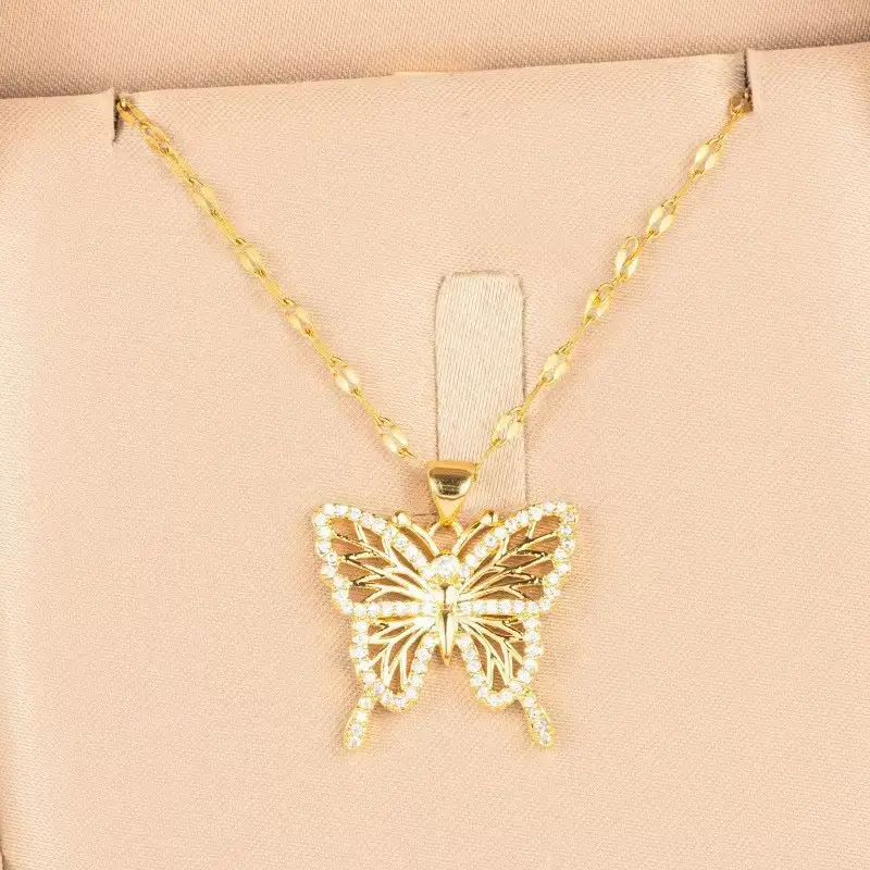 Titanium Steel Women's Necklace Joker Design Gold Chain - Image 15