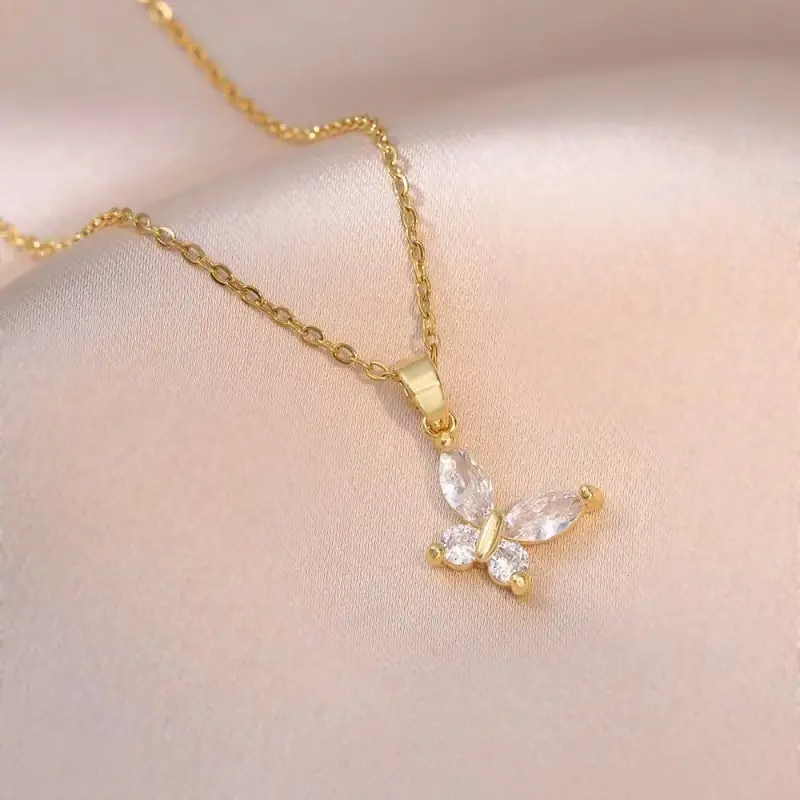 Titanium Steel Women's Necklace Joker Design Gold Chain - Image 17