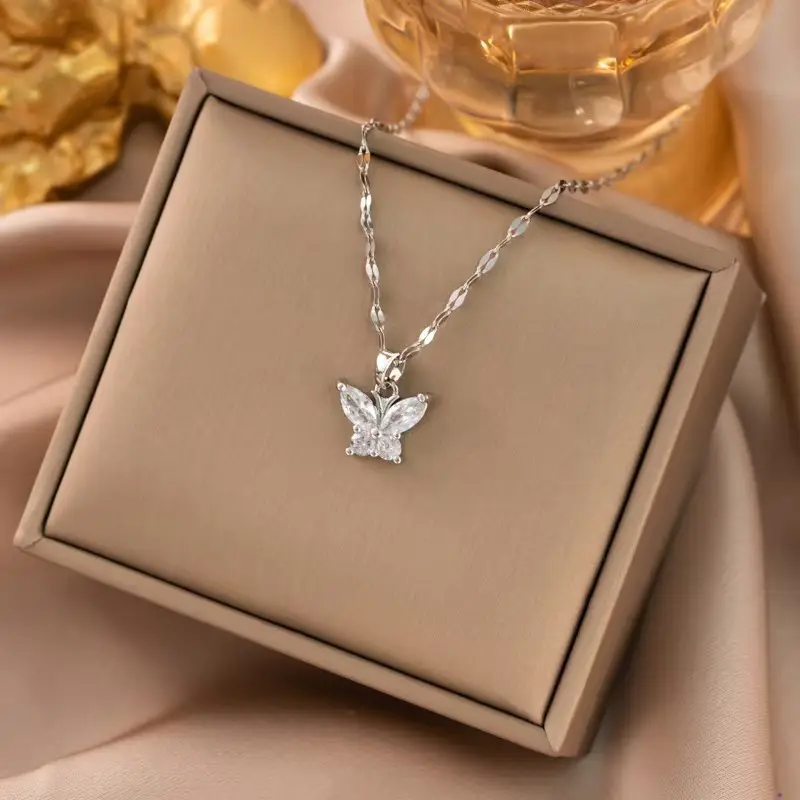 Titanium Steel Women's Necklace Joker Design Gold Chain - Image 18