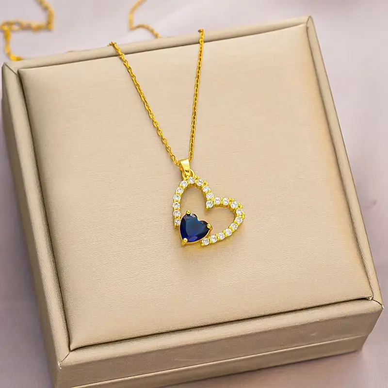 Titanium Steel Women's Necklace Joker Design Gold Chain - Image 35