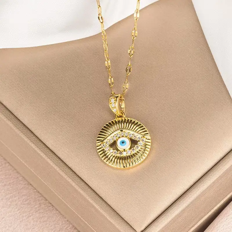 Titanium Steel Women's Necklace Joker Design Gold Chain - Image 37