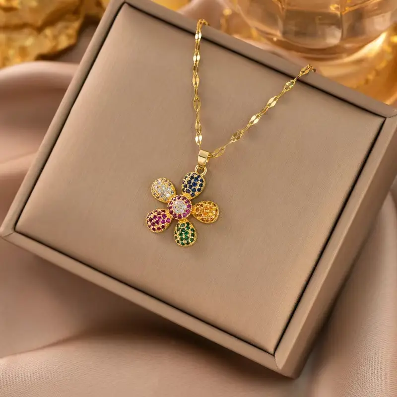 Titanium Steel Women's Necklace Joker Design Gold Chain - Image 41