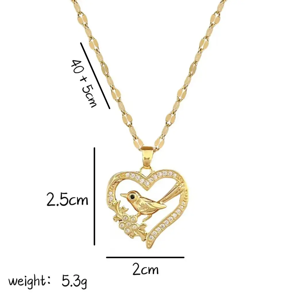 Titanium Steel Women's Necklace Joker Design Gold Chain - Image 43
