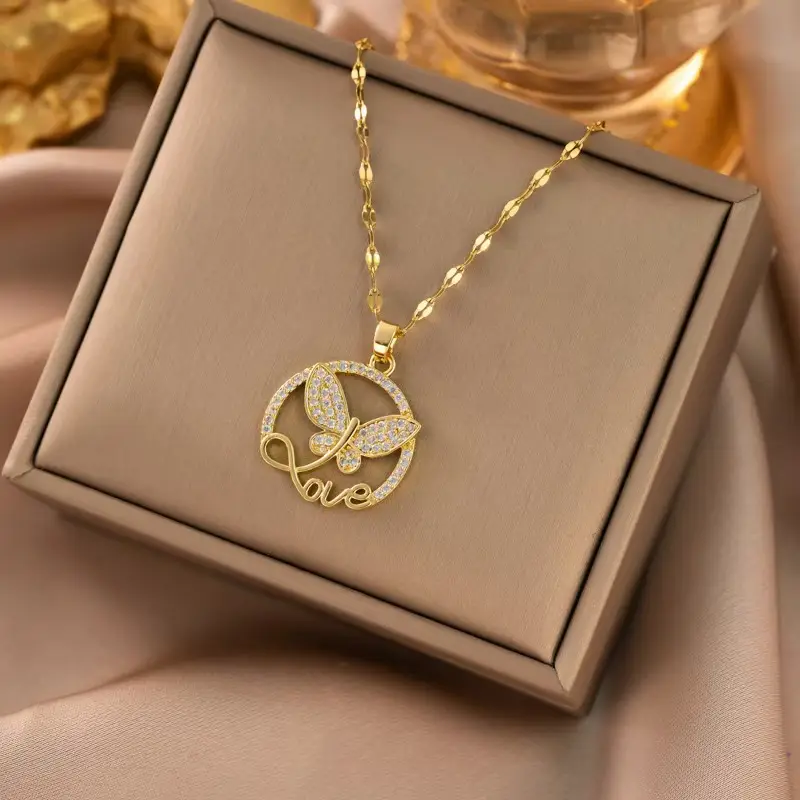 Titanium Steel Women's Necklace Joker Design Gold Chain - Image 6